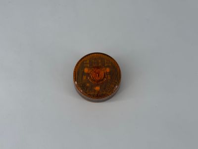 2" ROUND AMBER 4-LED PC CL/MK LAMP