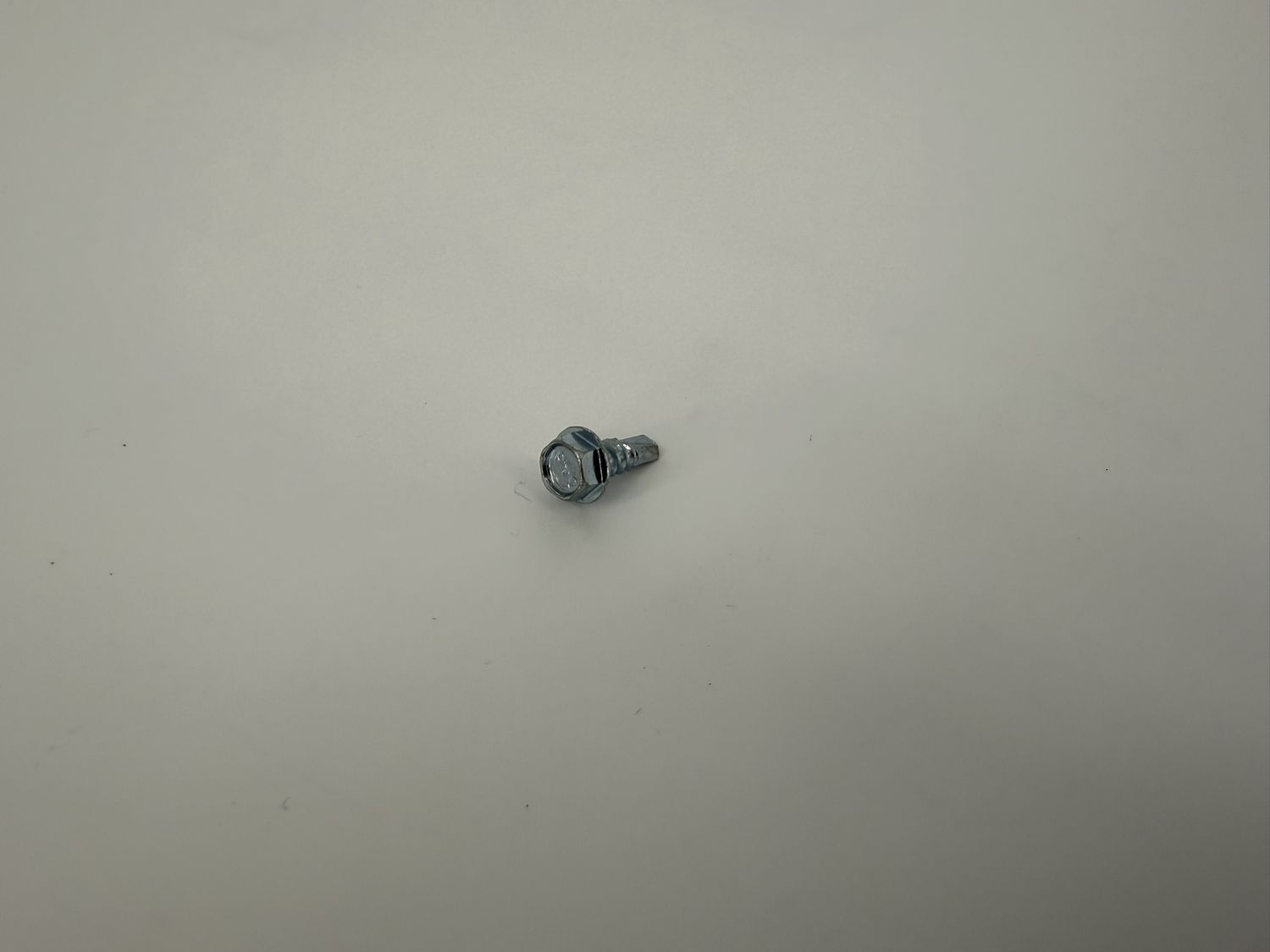 #8-18 X 1/2" HEX- UNSLOTTED DRIVE INTENTED HEX WASHER HEAD ZINC FINISH, #2 POINT STEEL SELF-DRILLING
