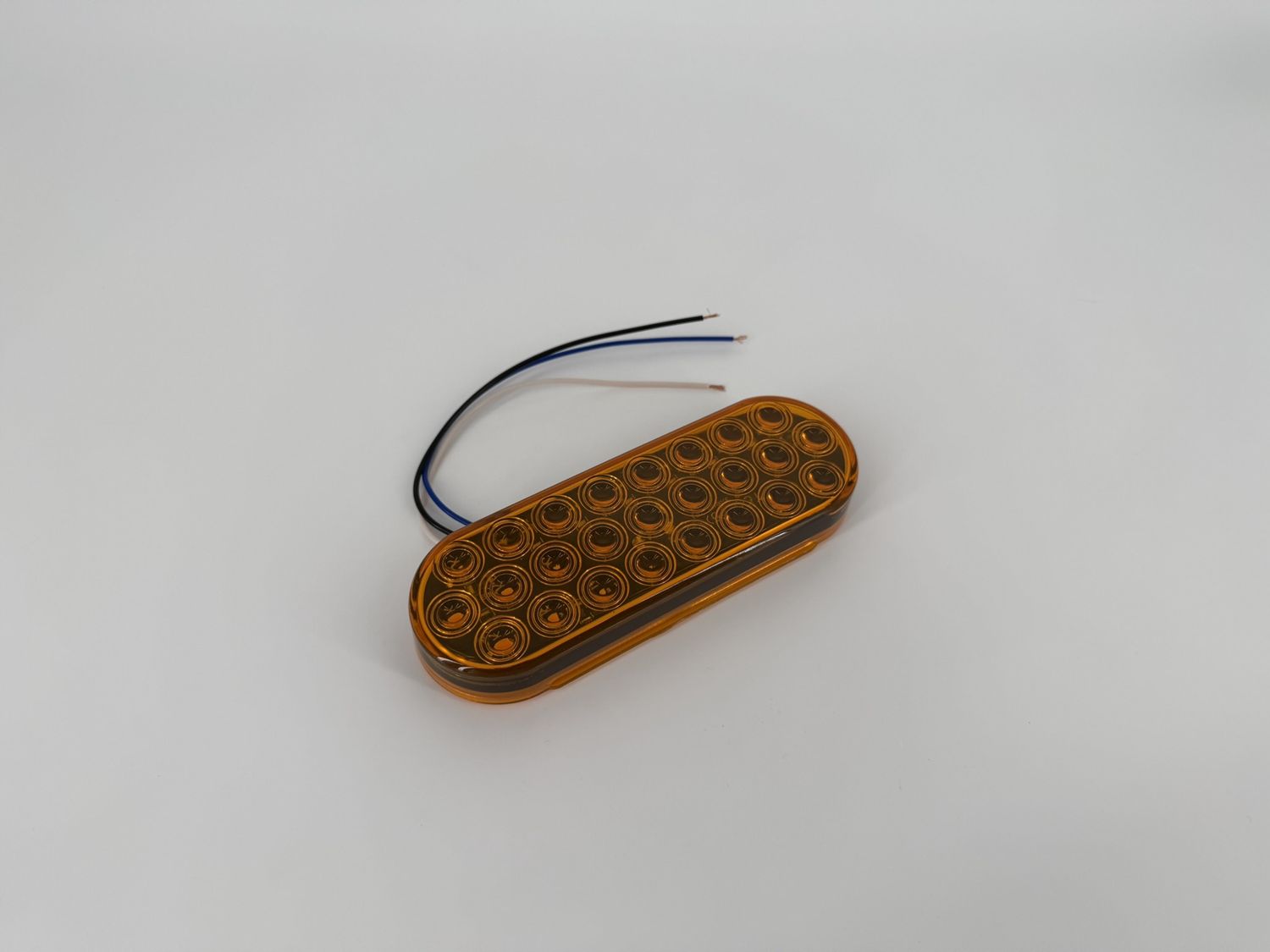 6" OVAL AMBER LED STROBE LIGHT