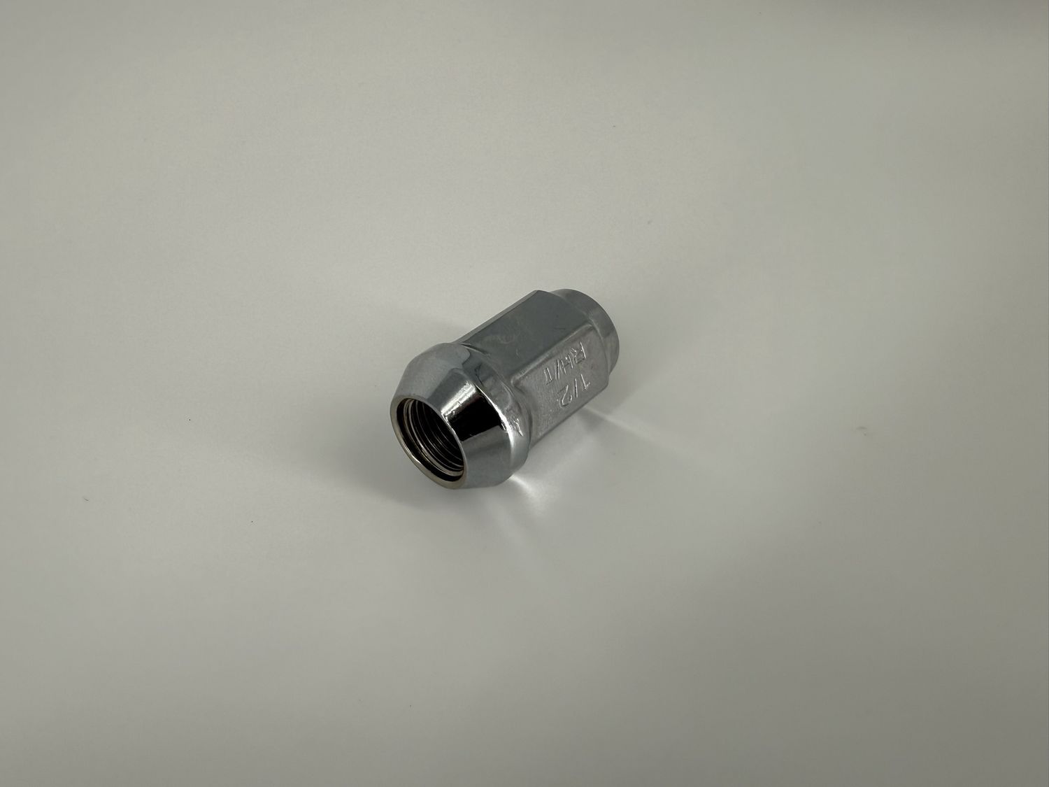 CHROME ACORN NUT 9/16"-18 1.9" TALL 3/4" HEX