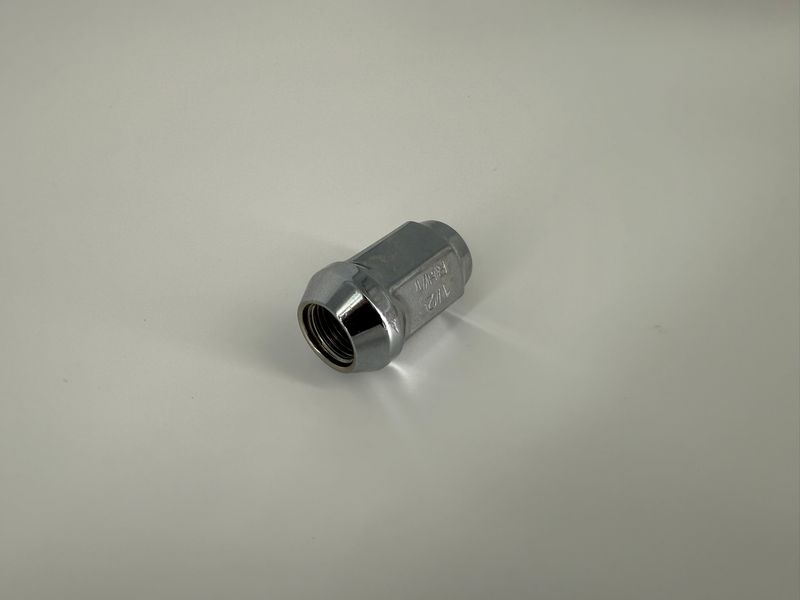 CHROME ACORN NUT 9/16"-18 1.9" TALL 3/4" HEX