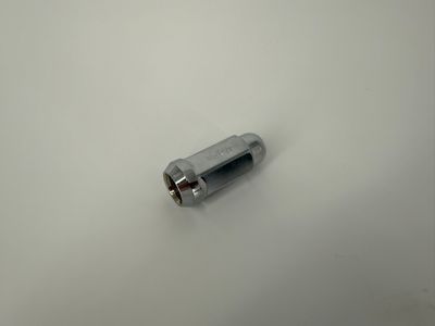CHROME ACORN NUT 1/2"-20 1.9" TALL 3/4" HEX