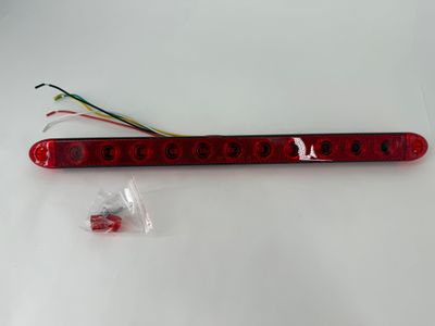 16" STT ID LIGHT - 4 WIRE - RED LENSE