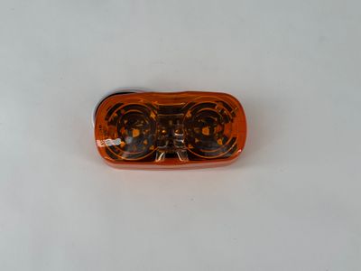 AMBER BULLSEYE MARKER LIGHT - 4" X 2"