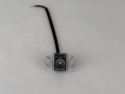 2" OVAL RED SIDEMARKER CLEAR LENS