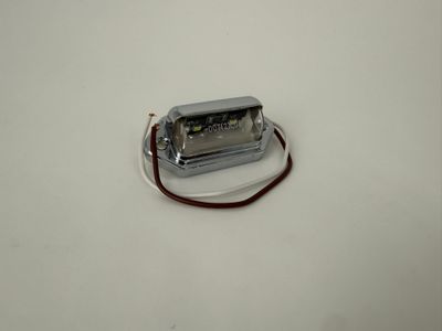 MINI LED LICENSE LIGHT CHROME