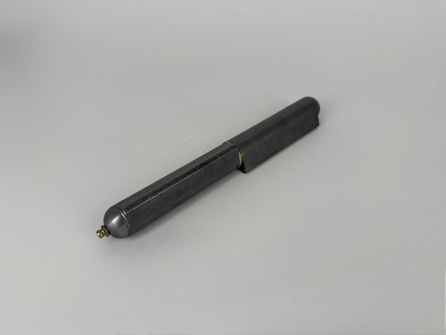 8" STEEL BULLET HINGE, PIN/ GREASE ZERK