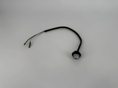 3/4" ROUND LED MARKER WHITE / CLEAR