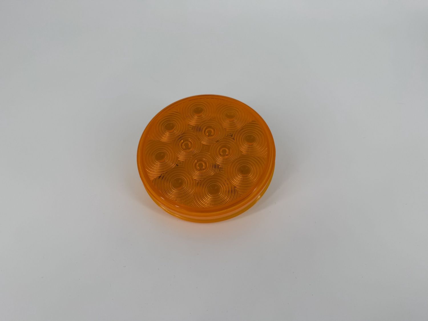 4" ROUND AMBER 12 LED STROBE LIGHT