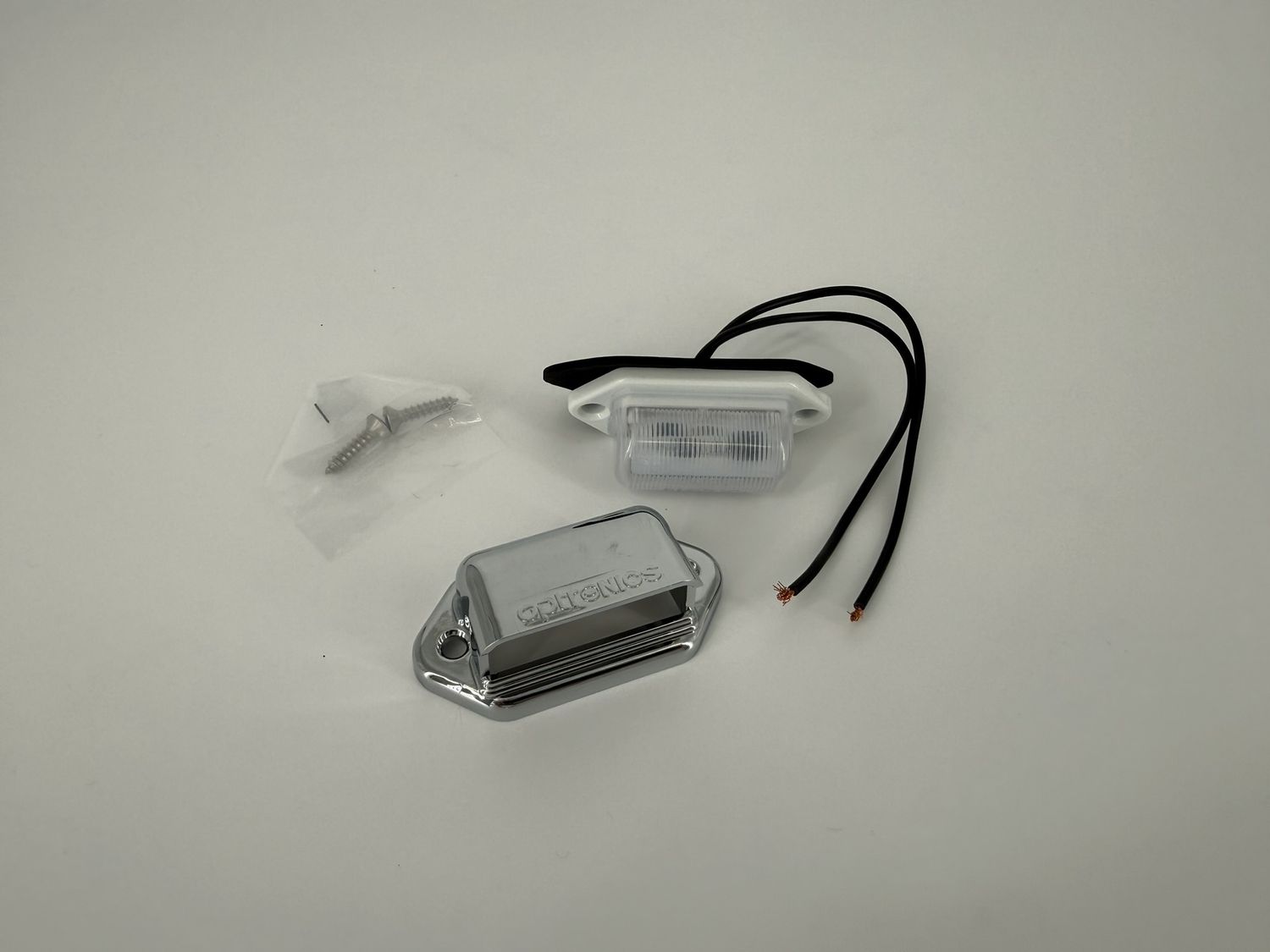 LED License Plate Light, HD Chrome 5 Diodes