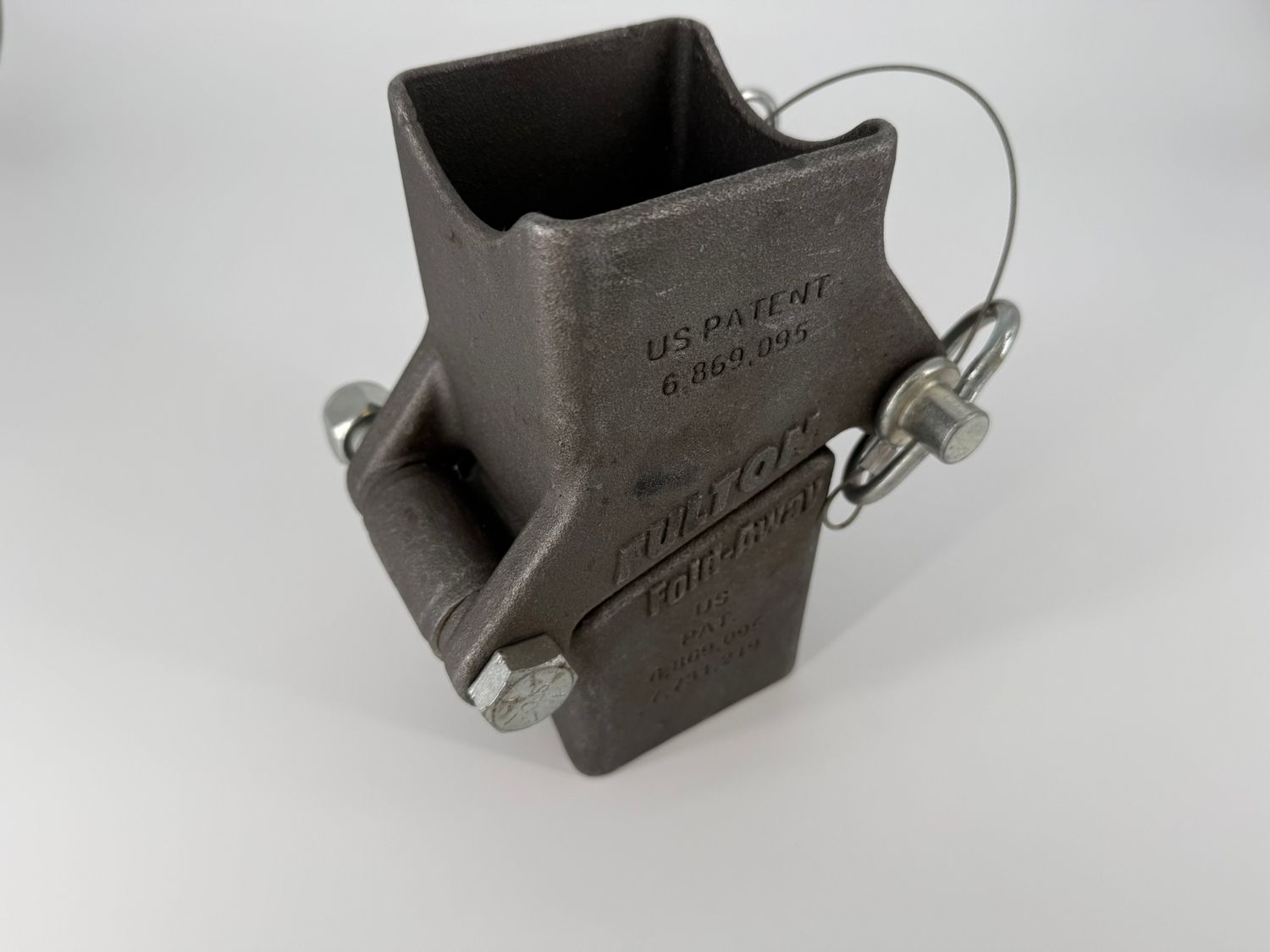 FULTON FOLD-AWAY TONGUE HINGE 3"X 3" RAW FINISH