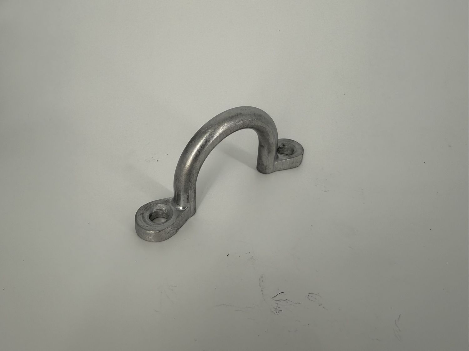TIE LOOP, ALUMINUM SIDINGMINUM, BOLT-ON ROUND, 1/2" DIAM., 2" ID, 2 1/4" LEG LENGTH
