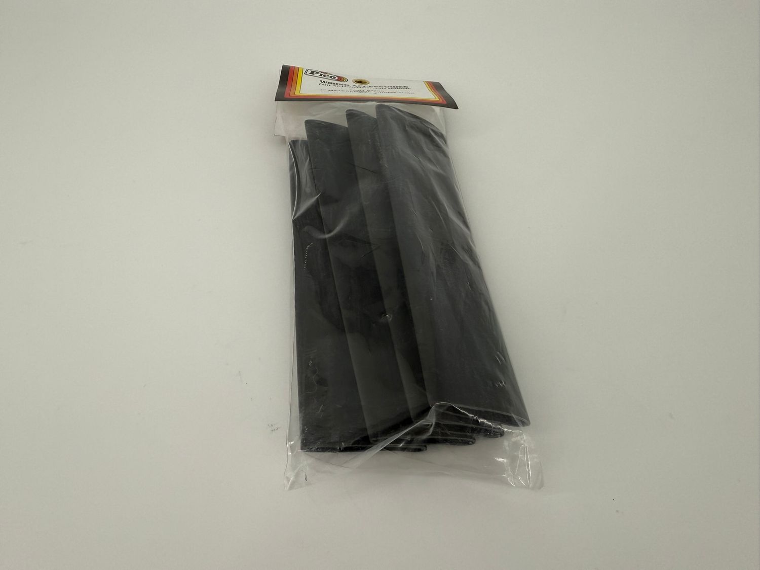 1" X 4-6"PC BLACK HEAT SHRINK