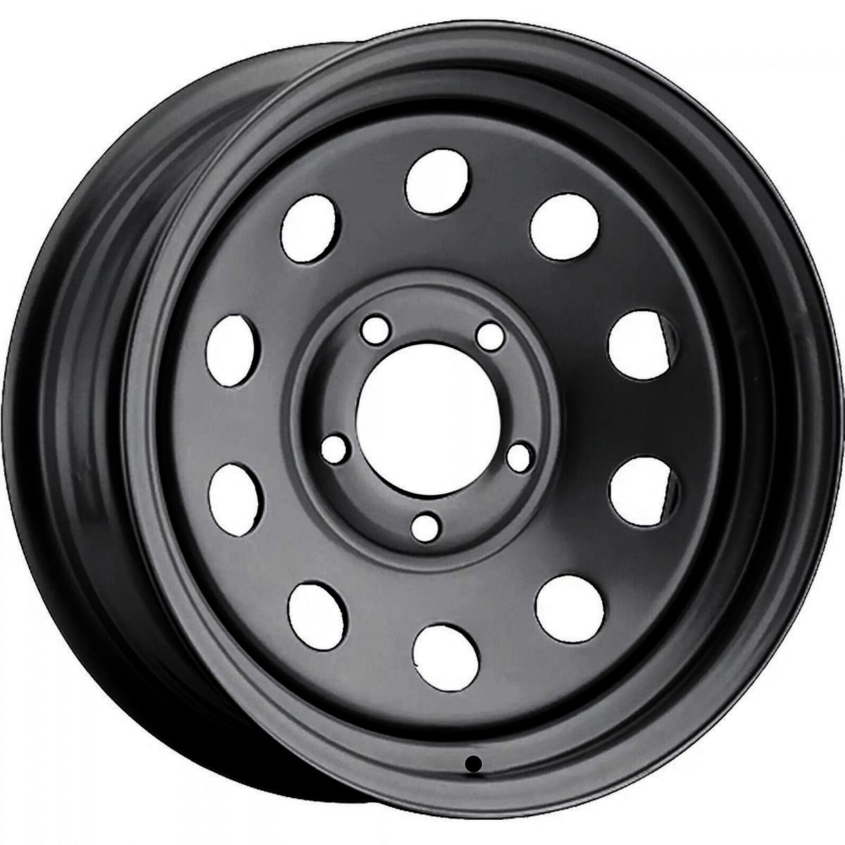 15", 5 ON  5" STEEL RIM, Colour: BLACK MOD
