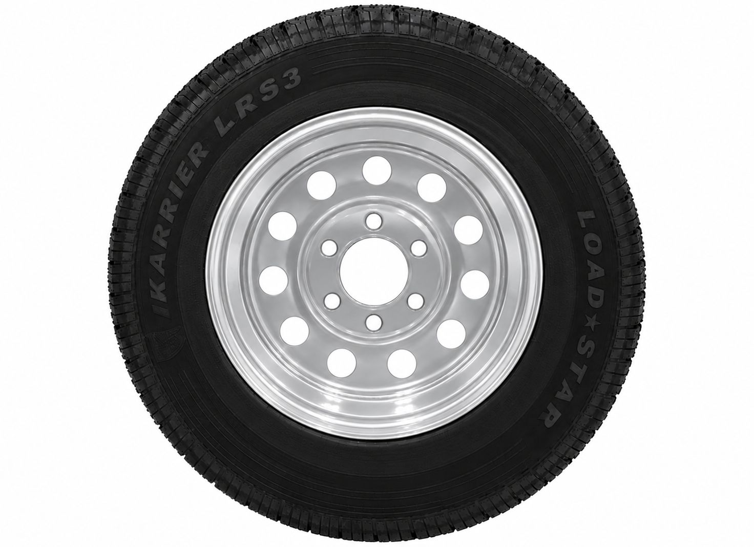 225/75R16, 6 ON 6.5", LOAD RANGE D, Colour: SILVER MOD