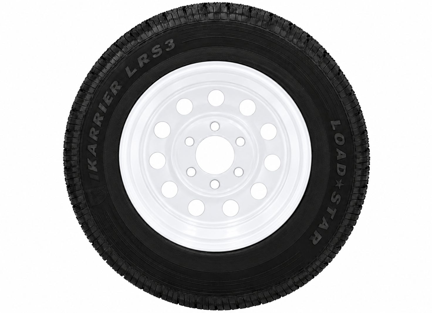 225/75R15, 6 ON 5.5, LOAD RANGE D, Colour: WHITE MOD