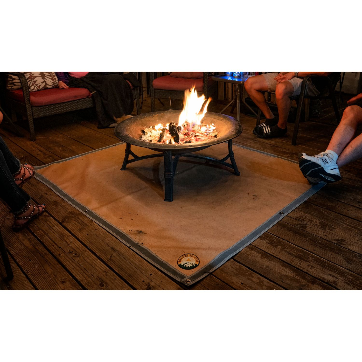 Ground Ember Mat-Fireside Outdoor