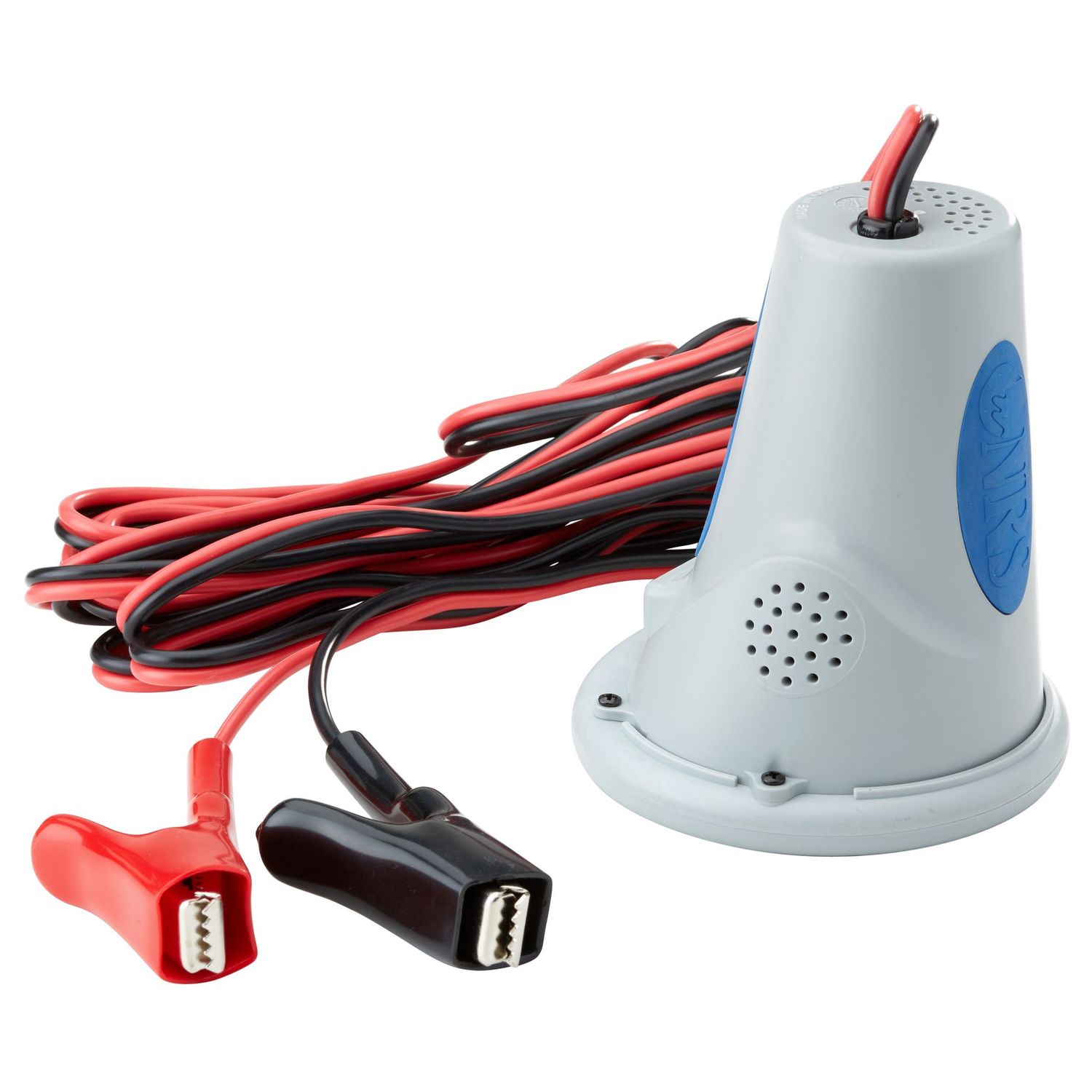 NRS 12-Volt Blast Inflator Pump with Electrical Clamps and 12-Foot Power Cord
