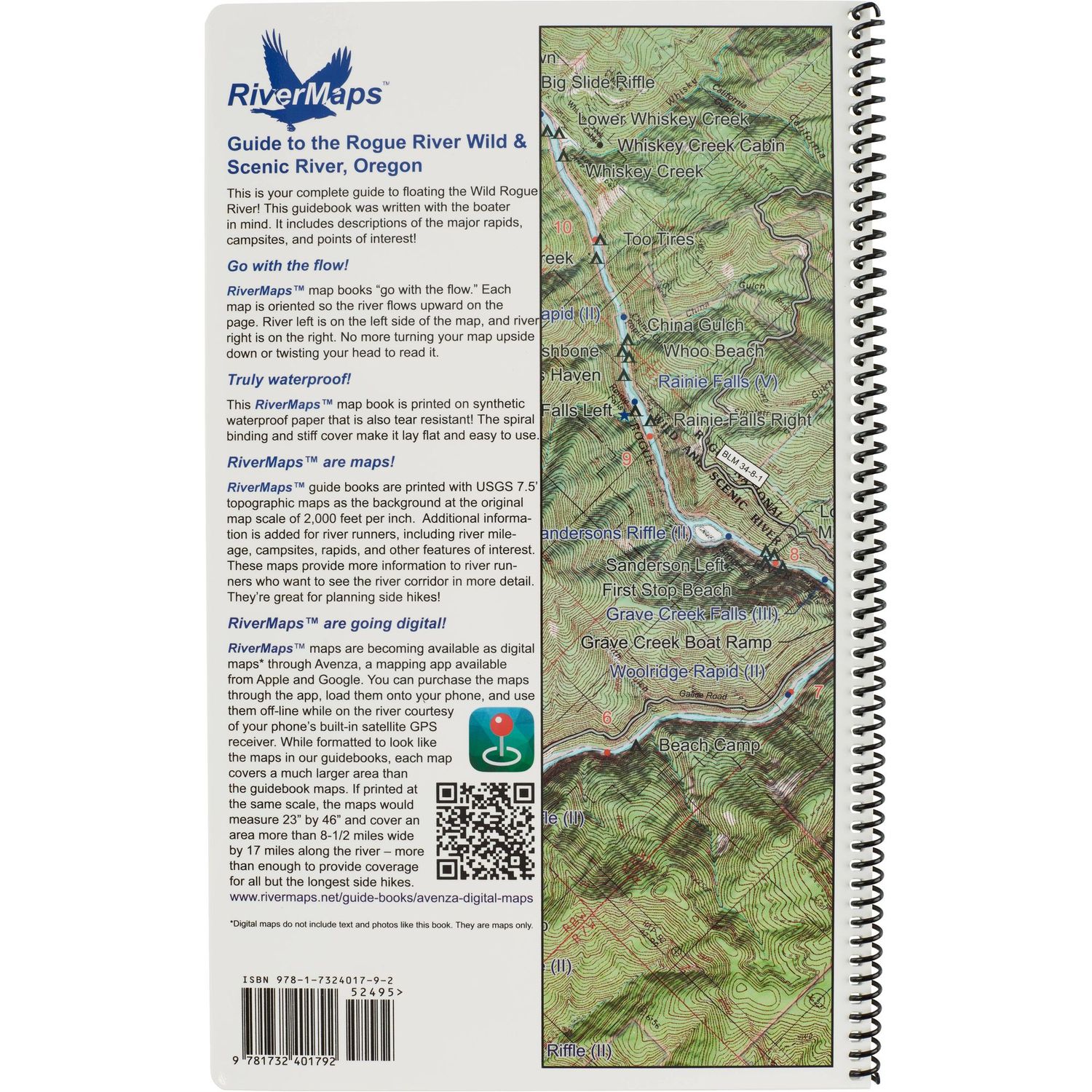 RiverMaps Rogue River Guidebook 3rd Edition