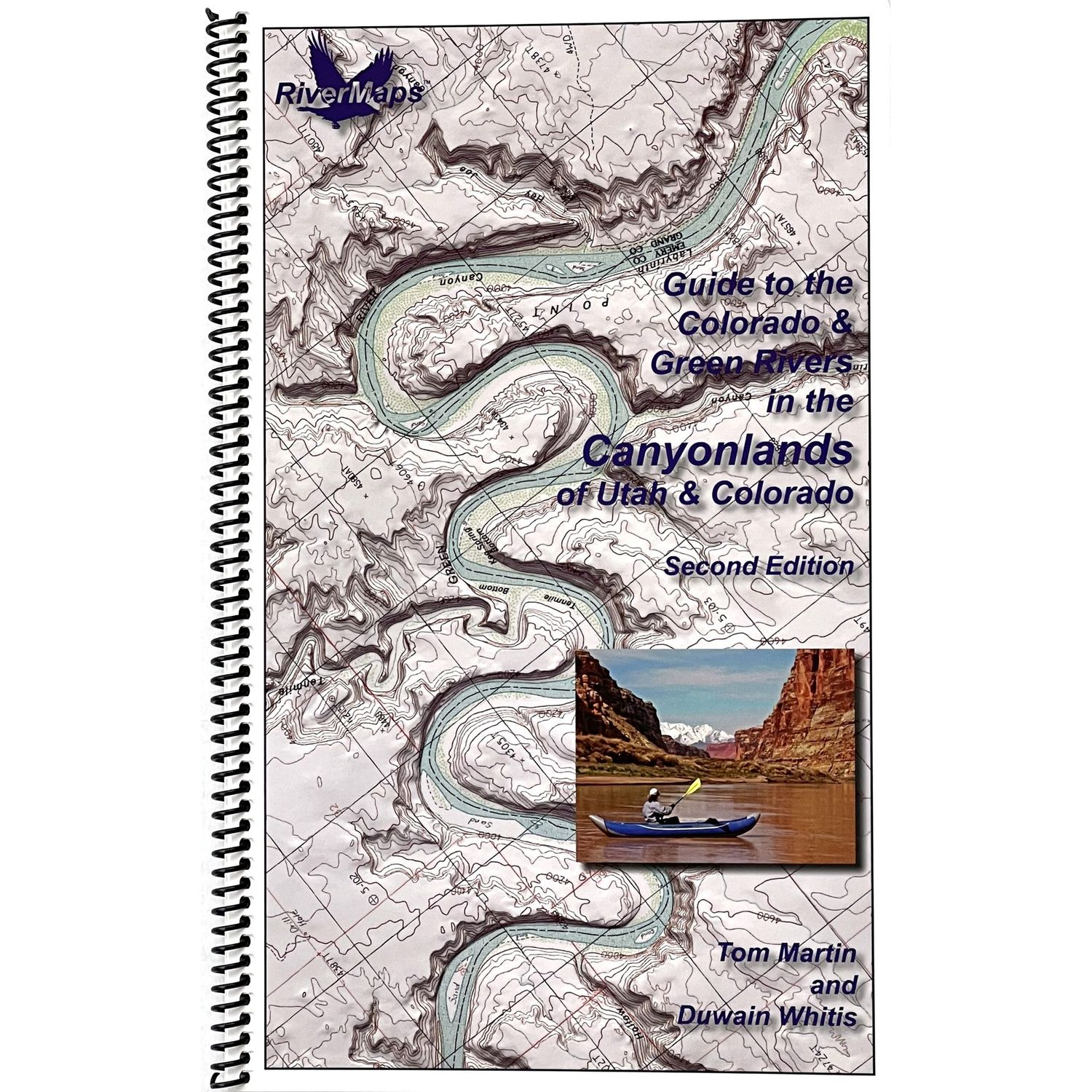 RiverMaps Colorado &amp; Green Rivers in the Canyonlands Guide Book