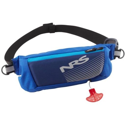 NRS Zephyr Inflatible Belt Life Jacket, Color: Blue