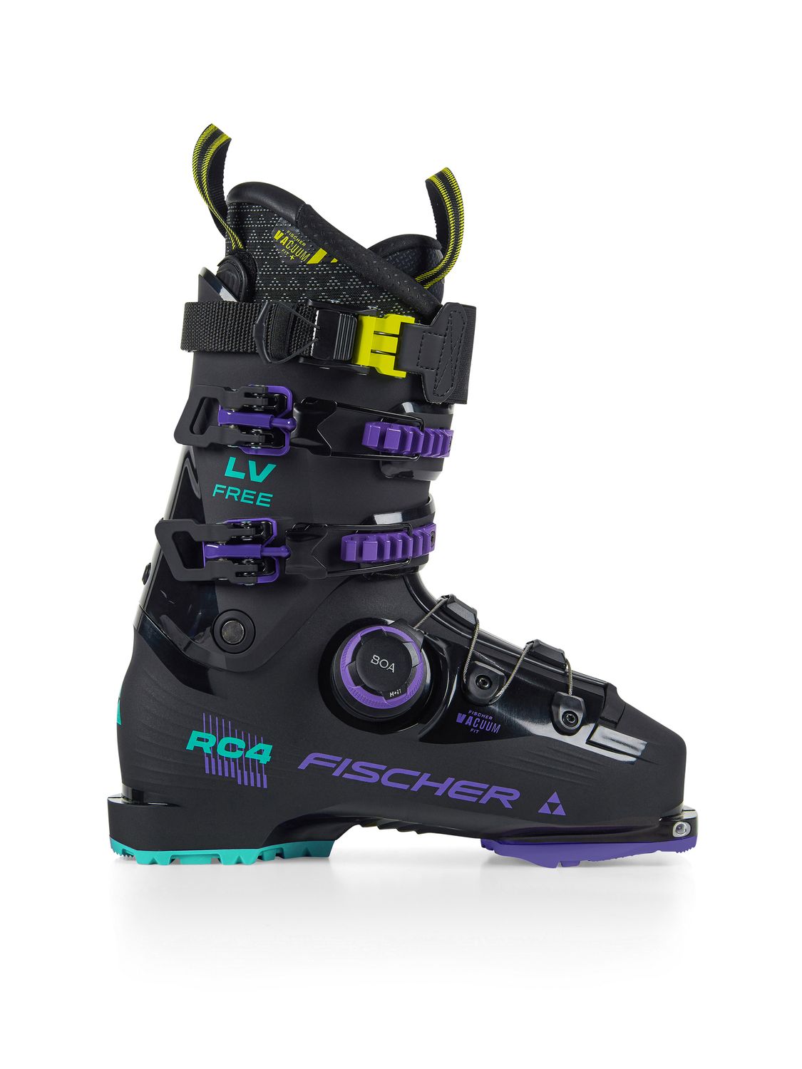 26/27 Fischer RC4 Free 120 LV BOA Ski Boot, Size: 24.5