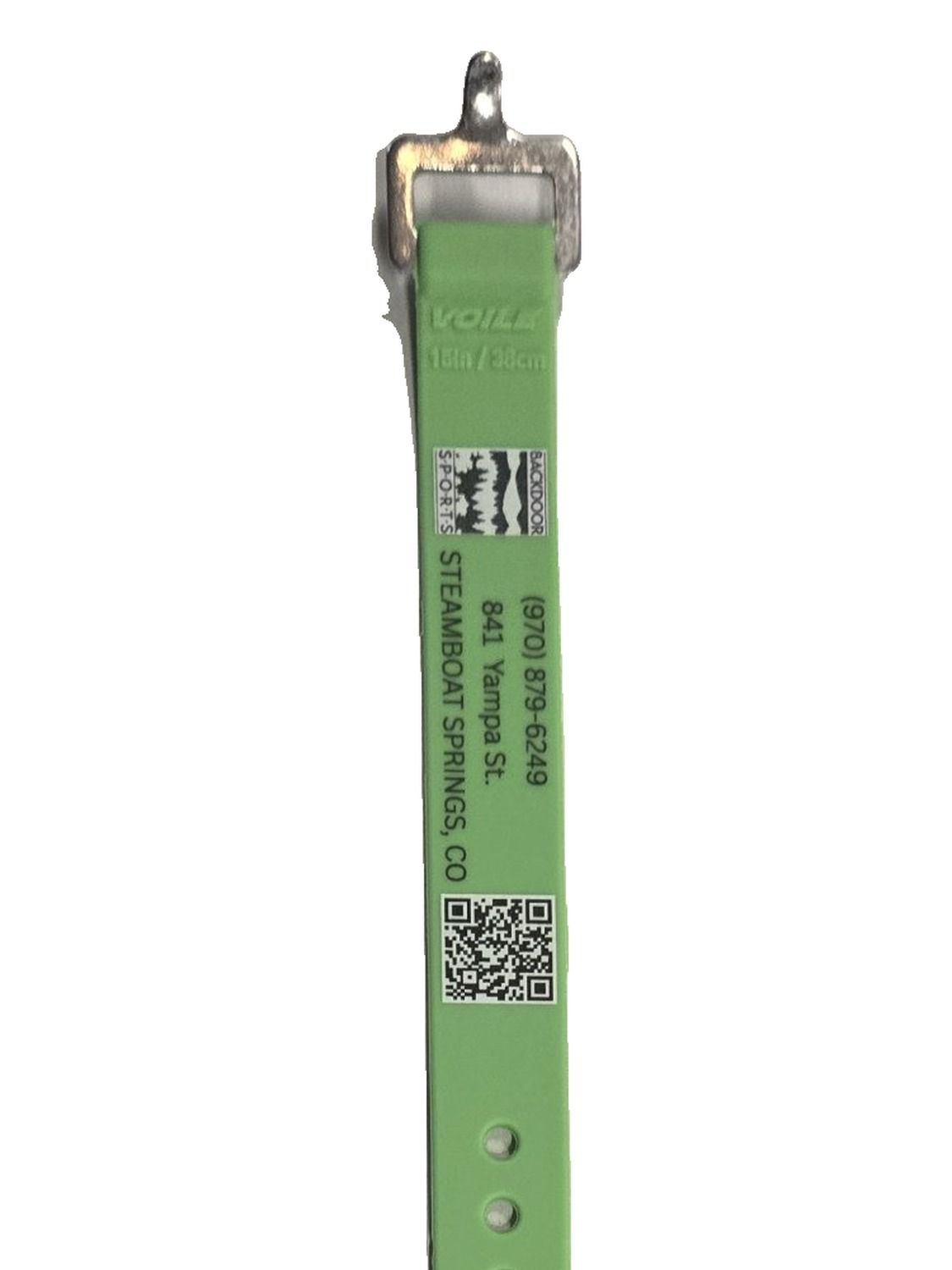 Voile 15 in Backdoor Sports Logo Ski Strap