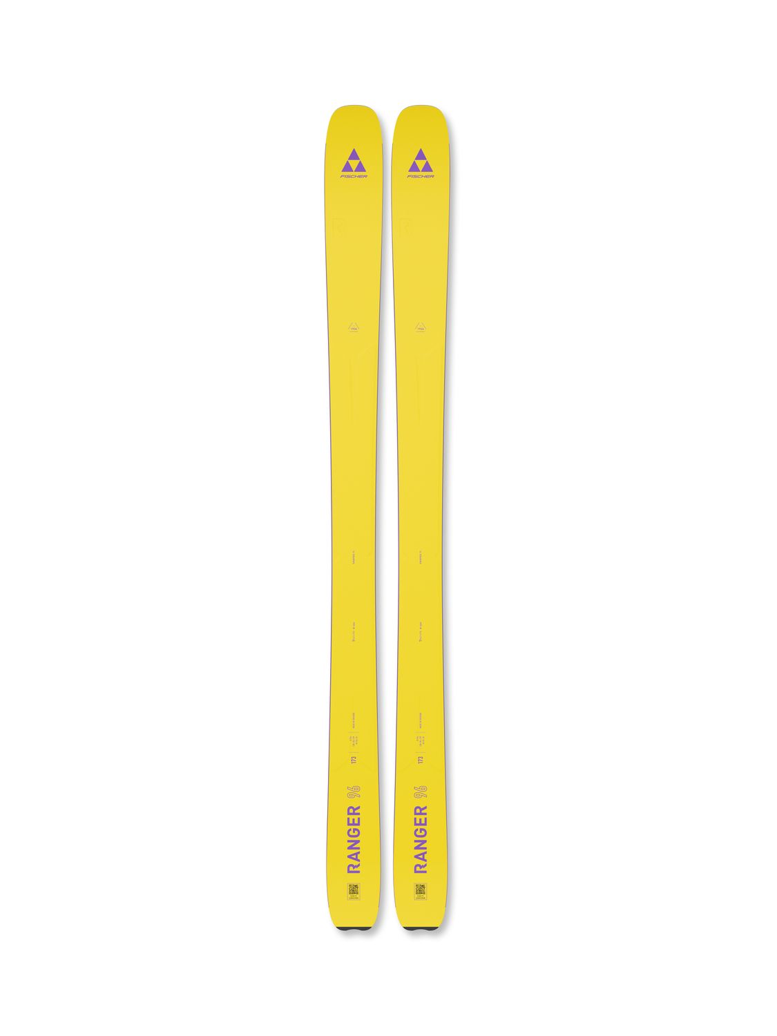 26/27 Fischer Ranger 96 Freeride Ski, Color: Yellow, Size: 180