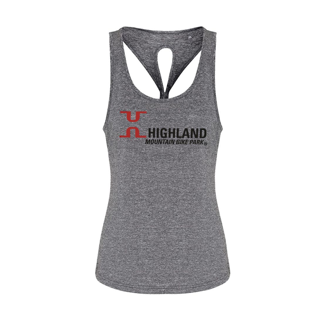 Highland Women's Full Logo Knot Back Tank