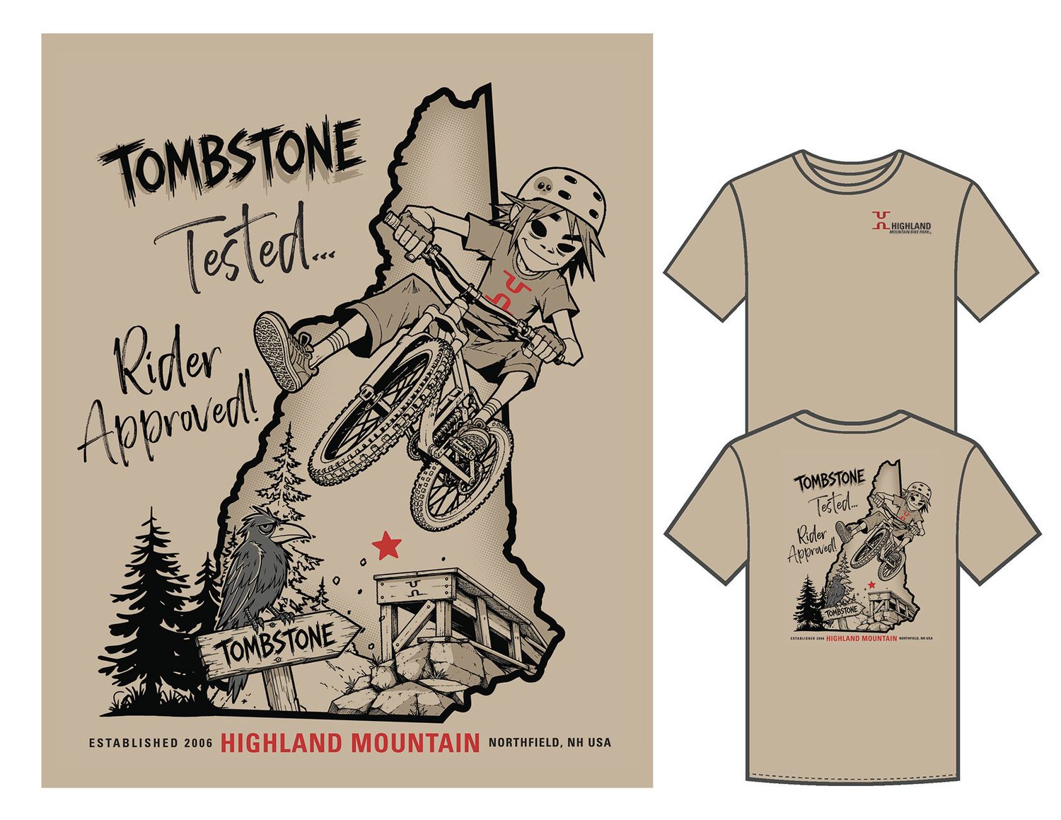 Highland Tombstone Tee
