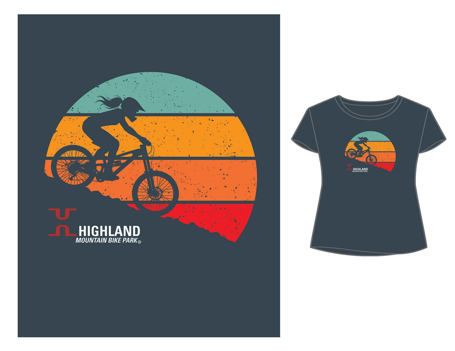 Highland Women's Sunset T - Shirt