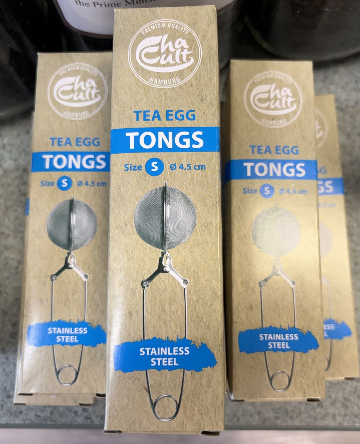 Mesh Tea Tongs/Infuser in box