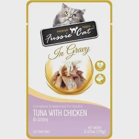 Fussie Cat Food :, Flavor: Tuna With Chicken