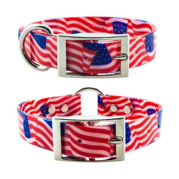 American Flag Collar With Loop :