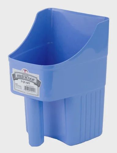 3 Qt Feed Scoop : berry blue