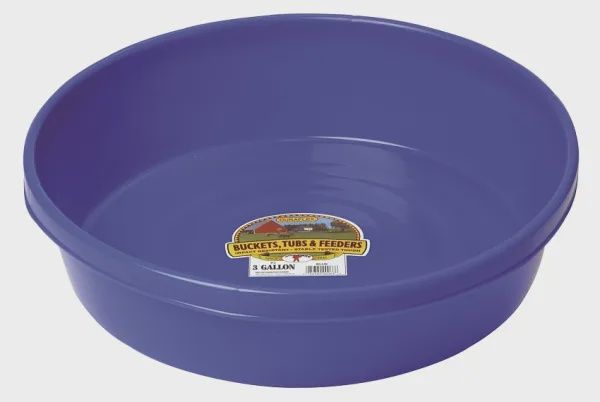3 Gallon Plastic Pan : blue