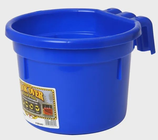 Hook Over Pail 8qt blue