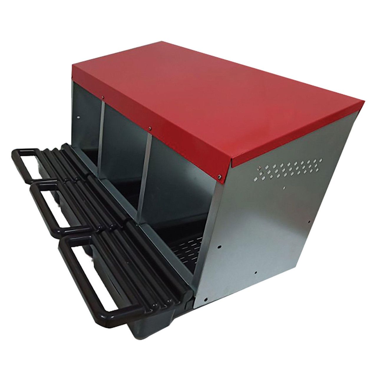 Red 3 Hole Nesting Box