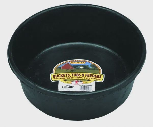 4qt Rubber Pan