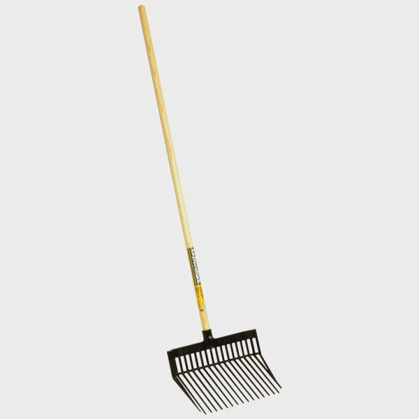 Stall Manure Fork :  Black
