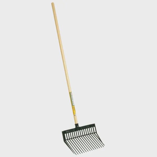 Stall Manure Fork :  Green