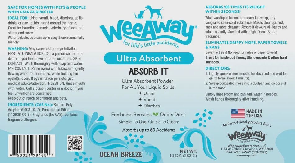 Wee Away Ultra Absorbent 10oz