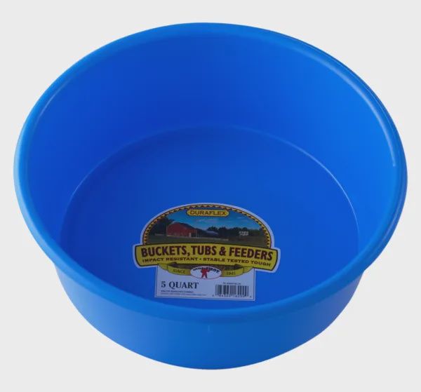 5 Qt Plastic Pan : Berry Blue
