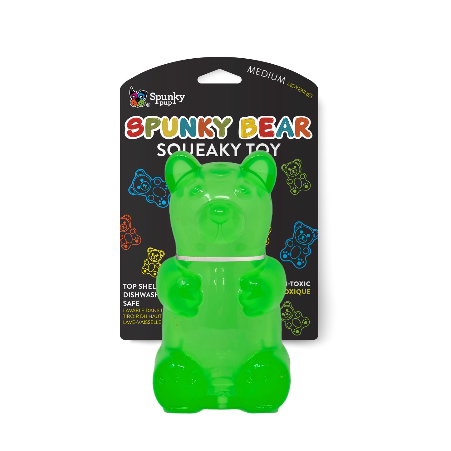 Gummy Bear Treat Dispenser Medium Green