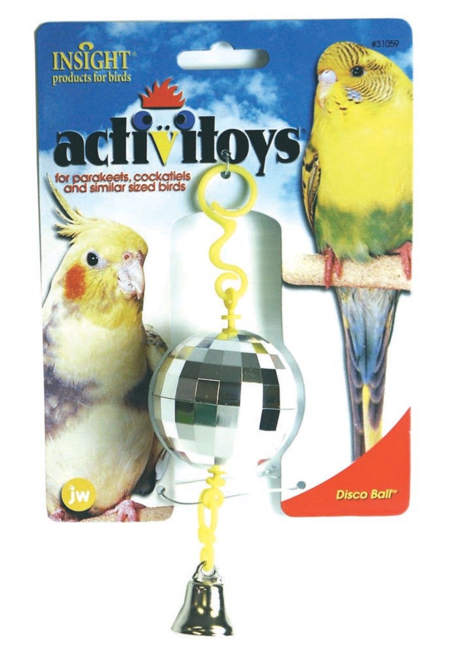 JW Bird Toy Disco Ball