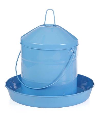 17# Galvanized Blue Feeder