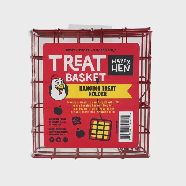 Happy Hen Treat Square Basket