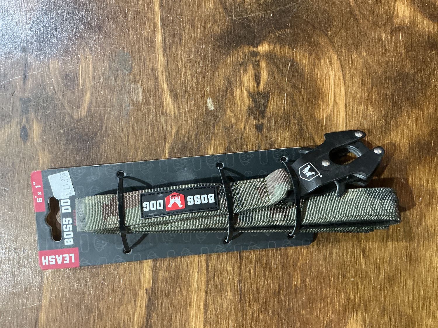 Boss Dog Leash 6 ft :, Colour: Green Camo