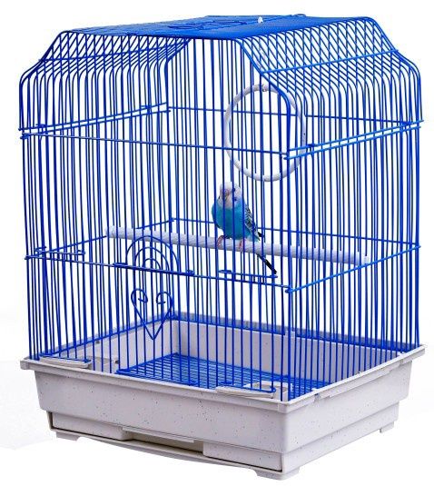 A+E Parakeet Cage : Blue