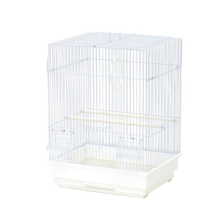 Parakeet Cage :, Color: White